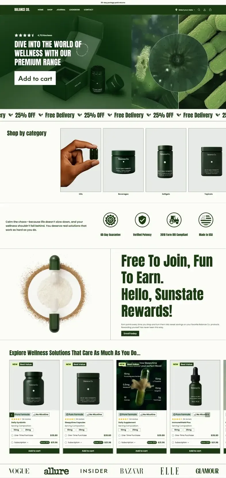 美妆个护 · Balance co